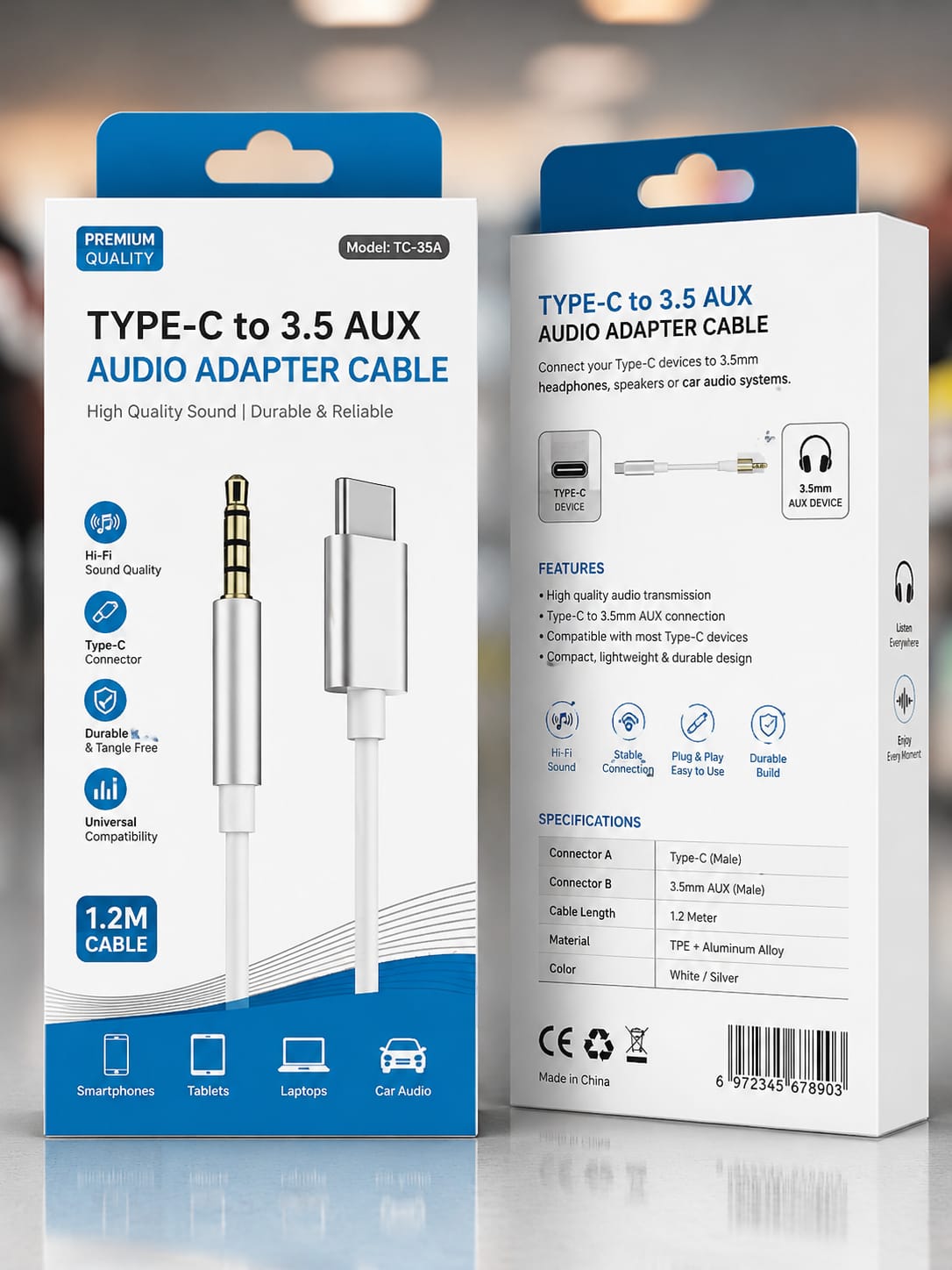Type c to aux