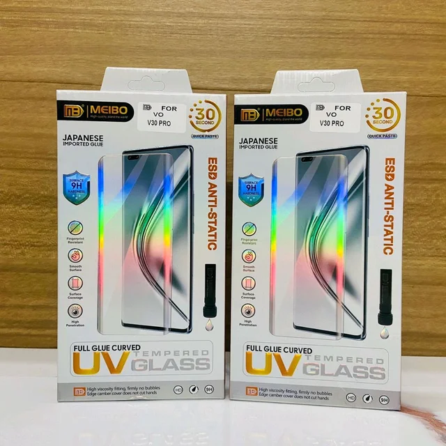 Uv tempered glass